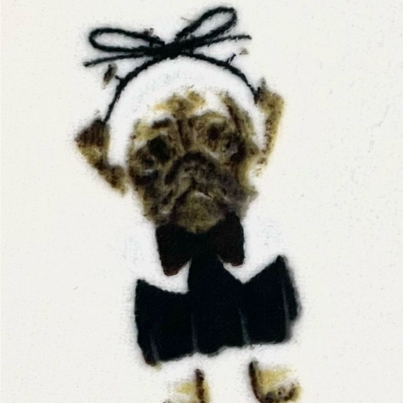 OVERSIZED Plush Throw Blanket ◈ PUG Pilgrim - Picture 3 of 5